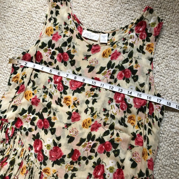 Vintage 80s Lord & Taylor floral drop waist dress - Picture 10 of 10